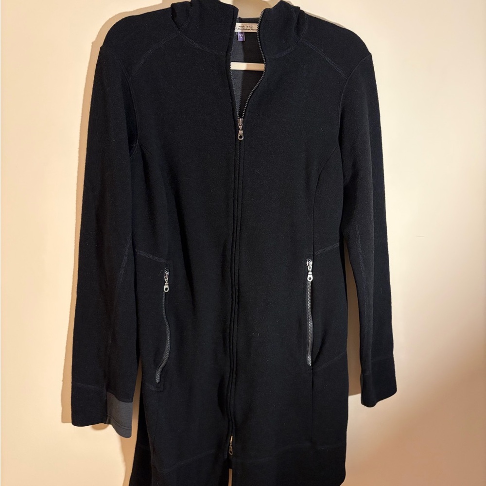 IBEX Merino Wool Long Hooded Full Zip